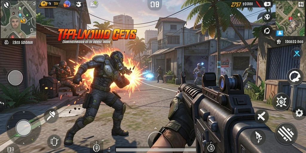 Screenshot utama game TPS 2757 menampilkan momen aksi seru.