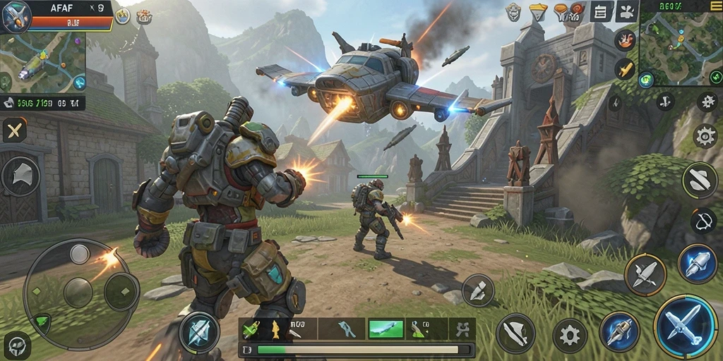 Tampilan menarik dari gameplay AFAF dengan strategi SLG yang mendalam.