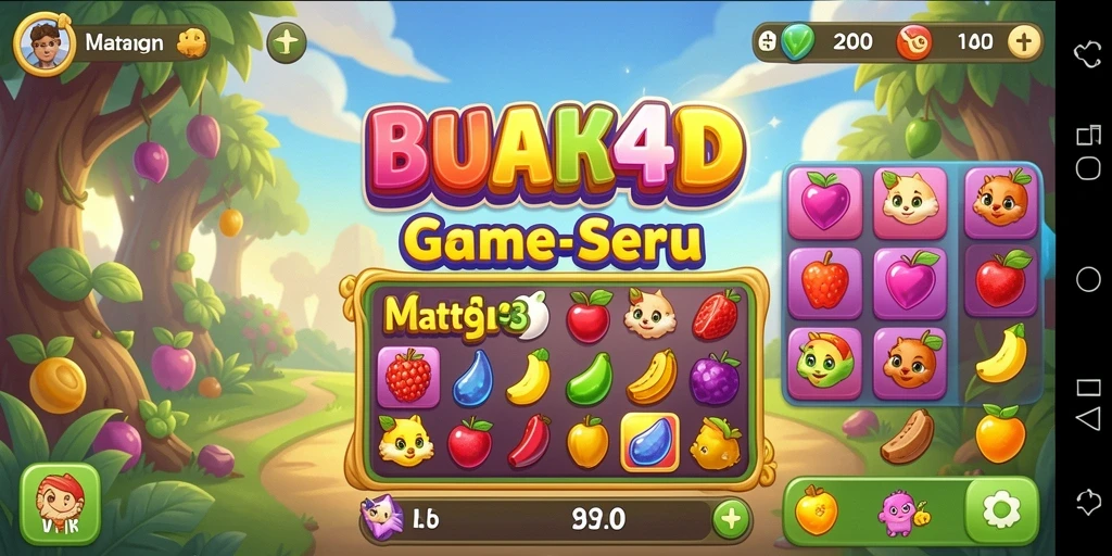 Gameplay seru BUAH4D dengan grafis menawan.