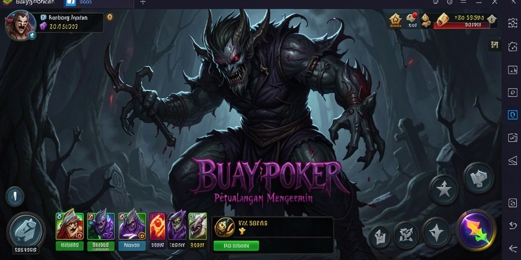 Screenshot gameplay menakutkan dari BUAYAPOKER.