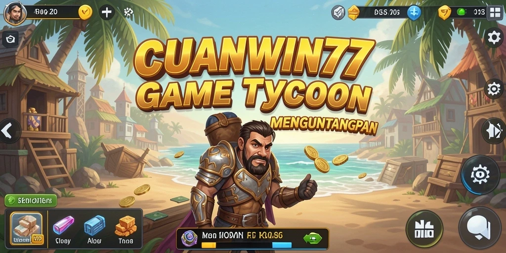 Tangkapan layar gameplay CUANWIN77 menampilkan strategi bisnis yang menarik.