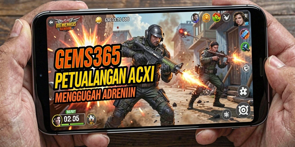 Tampilan gameplay seru di GEMS365 yang penuh aksi.