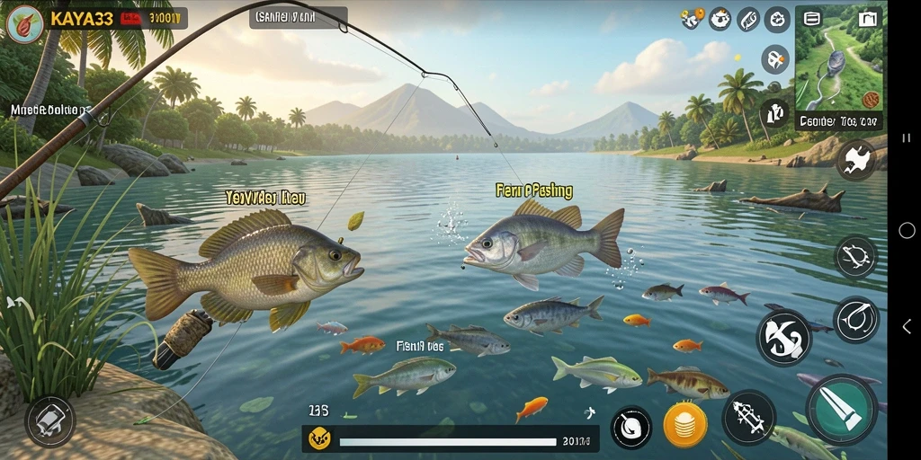 Tangkapan ikan yang mengesankan dalam gameplay KAYA33.
