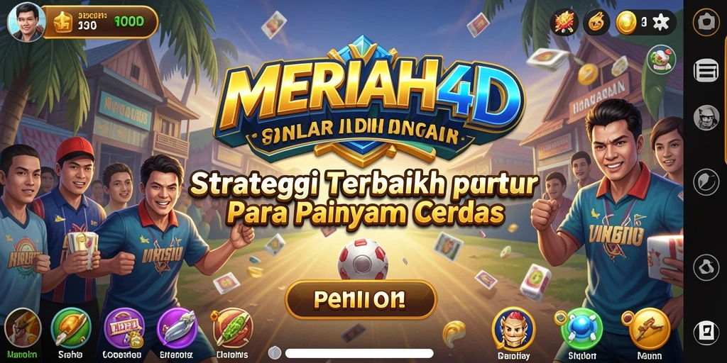 Tampilan utama gameplay MERIAH4D yang menegangkan dan penuh strategi.
