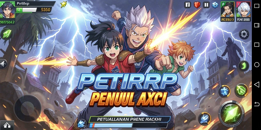 Tampilan estetika dan gameplay yang menawan dalam PETIRRP.