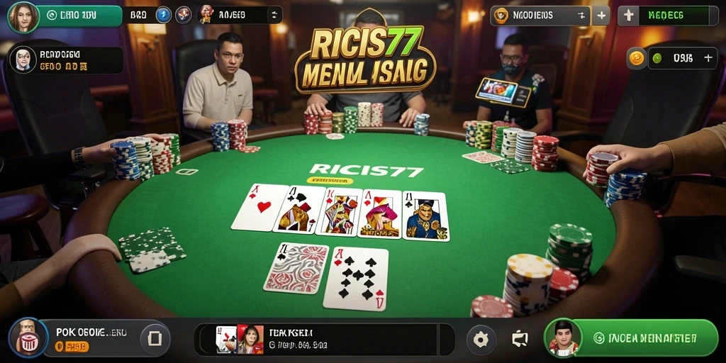 Tampilan gameplay RICIS77 yang menarik dan interaktif.