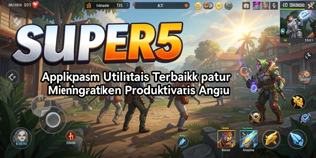 Tampilan antarmuka SUPER5 yang intuitif dan mudah digunakan.