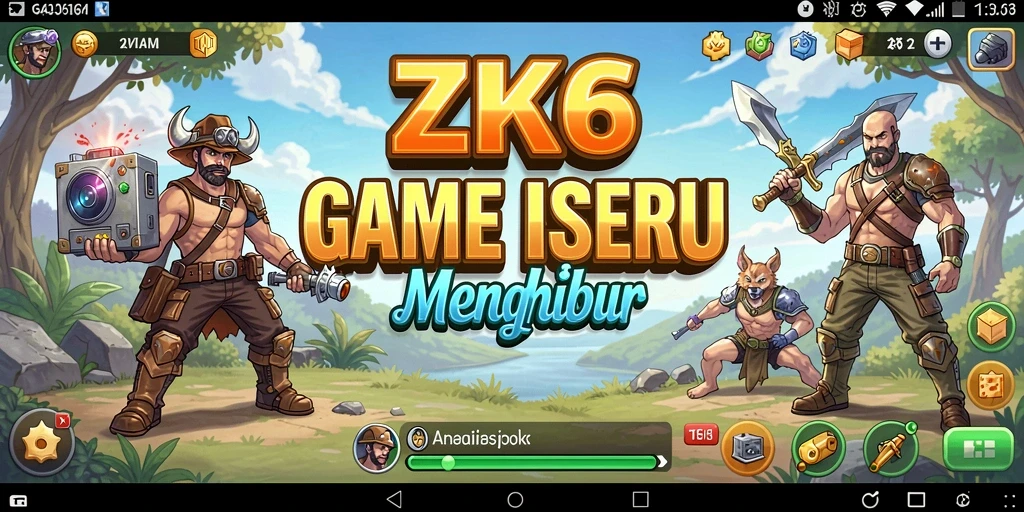 Tangkapan layar gameplay ZK6 yang menunjukkan karakter dalam aksi.